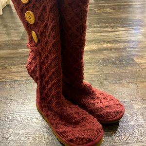 Woven/Knitted Ugg Boots